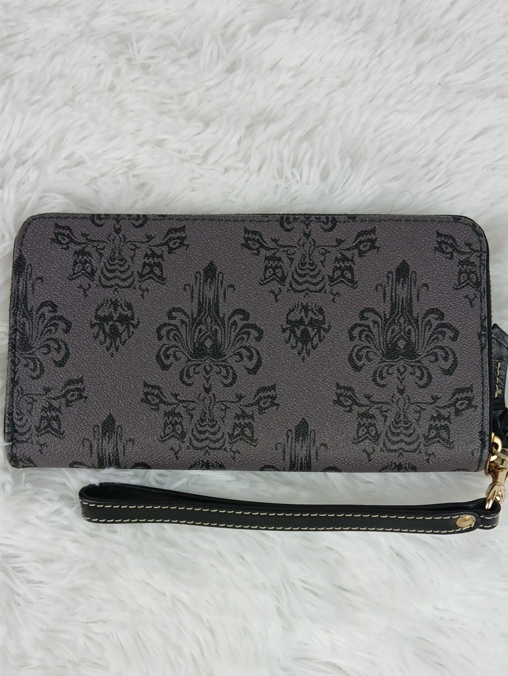 Dooney & Bourke Disney Haunted Mansion Wallpaper Wallet/Wristlet - Picture 2 of 12
